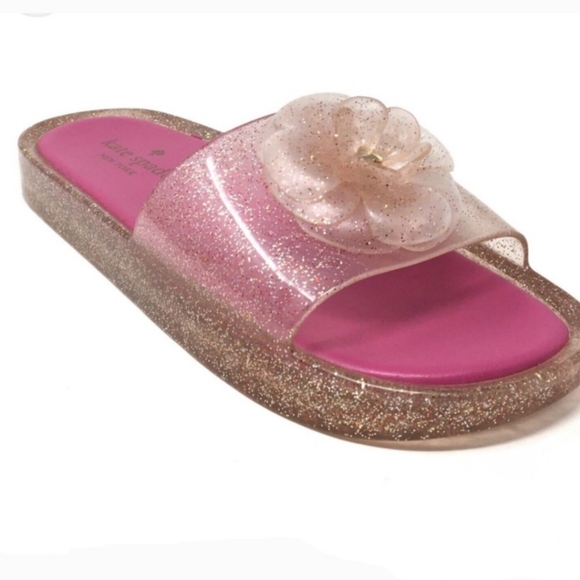 KATE SPADE SPLASH GLITTER JELLY SLIDE - Picture 1 of 14